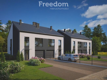 Bliźniak 121 m2 na działce 602,19 m2 - Kokoszki