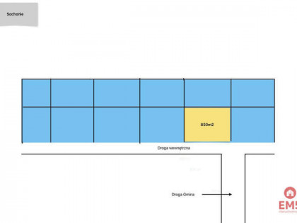 Działka budowlana Sochonie gm. Wasilków,