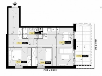 Apartament M/111 | Tarasy Śląskie ul. 3 maja 41-500 Chorzów