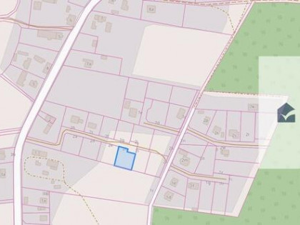 Działka budowlana, Brunów, gm. Chocianów