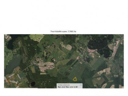 Działka rolna Tros gm. Ryn