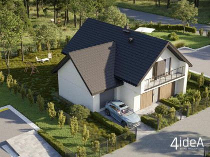 Nowe domy jednorodzinne w Środku Lasu.