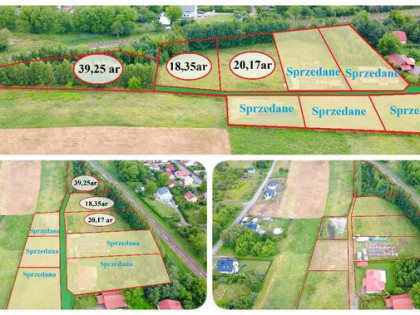 3.działki w Leżajsku z WZ
