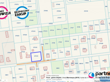 Działka Mieroszyno ul.  