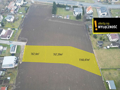 Działka Krzyżanowice ul. Kolejowa