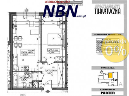 Mieszkanie 50,86m2 >> 2 pokoje >> ul. Turystyczna