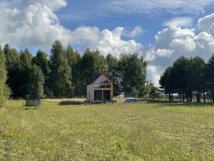 Działka 5980 m2 z WZ i całorocznym domem skandynawskim