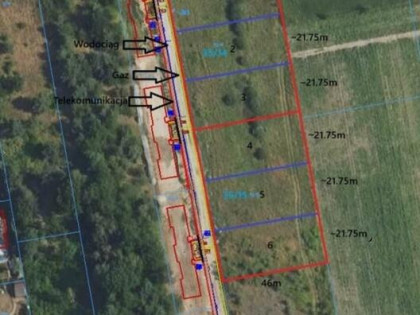 6 działek po 1000m2 w Stasim Lesie (Serock).