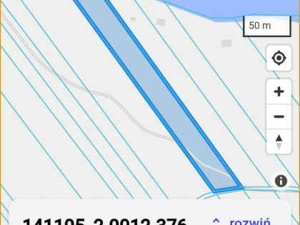 Sprzedam działkę z dostępem do jeziora