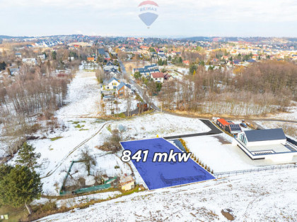 Budowlana i uzbrojona działka w Wieliczce | widok