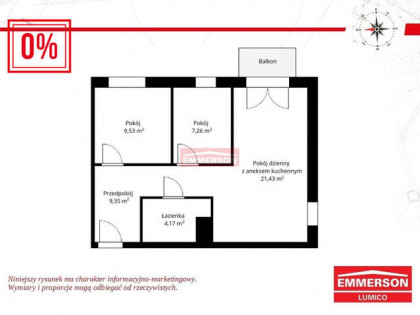 3 -pokoje, Kraków-Rybitwy