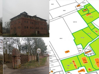 Działki zabudowane Bińcze