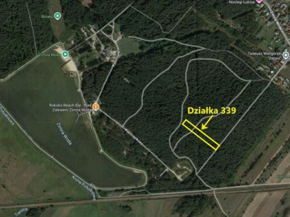 Działka leśna Łuków Zimna Woda