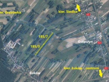 Działka rolna Gołaszyn gm. Łuków