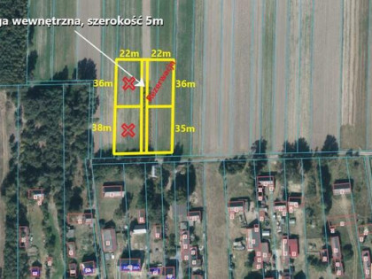 Działka budowlana Suleje gm. Łuków