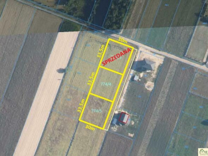 Działka budowlana Krynka gm. Łuków, Kwiatowa