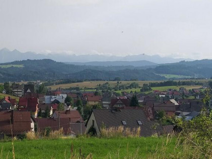 Działka budowlana z panoramicznym widokiem na okolicę i Tatr