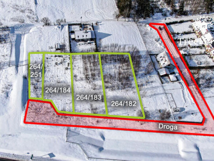 Działki budowlane - Marcinkowo, gm. Mrągowo.