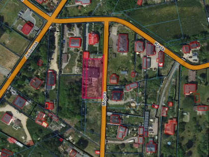 Działka budowlana Korwinów gm. Poczesna, Modra