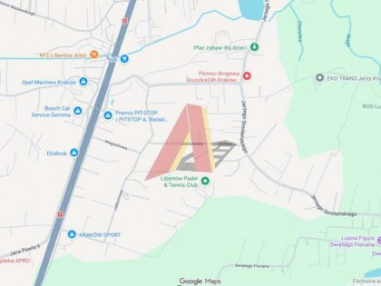 Działka budowlana Libertów gm. Mogilany, Jabłoniowa