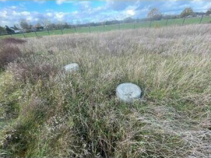 duża ogrodzona działka z PNB
