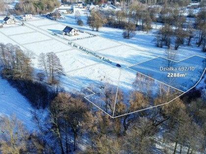 Działka nad rzeką pow. 2288 m2 Budy Zosine, WZ