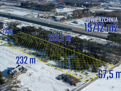Inwestycyjne 1,57 ha przy węźle A2 Siedlce Zachód