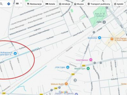 ZĄBKI, JPII – działka budowlana z KW, 320 m2