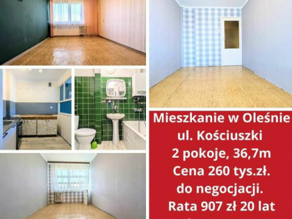 Mieszkanie 2 pokoje, 36,7m - do negocjacji.