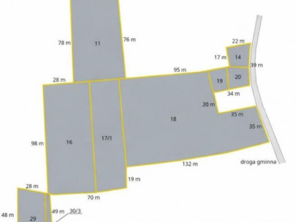 Działka rolno-budowlana Draganowa gm. Chorkówka