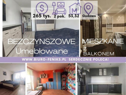 WOW!Bezczynszowe ,umeblowane, zarabiające 2 pokoje