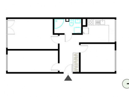 REZERWACJA/Mieszkanie 52m2, 3 pokoje, oddzielna kuchnia, ogrzewanie miejskie