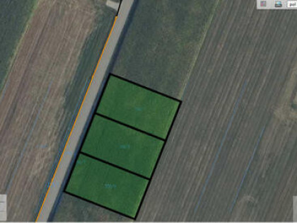 Trzy działki budowlane  – ul. Ogrodowa, Wiśniew