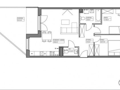 Piekne 3pok/mieszk/ogródek/w zielonej i spokojnej okolicy/ogrzewanie miejskie