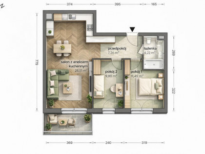 ⭐️3 pokoje  Brynów Gotowe do odbioru ⭐️