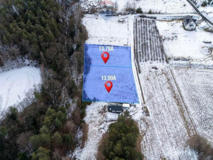 Działka budowlano-rekreacyjna Kamionna | 13,99 ar
