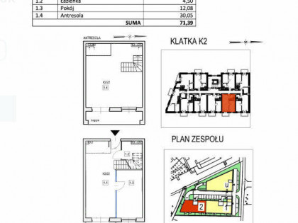 Dwupoziomowe 4pok.mieszkanie z 2 balkonami/Maślice