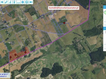 Syndyk sprzeda grunt rolny o pow. 10,48 ha w Żegotach - 75%