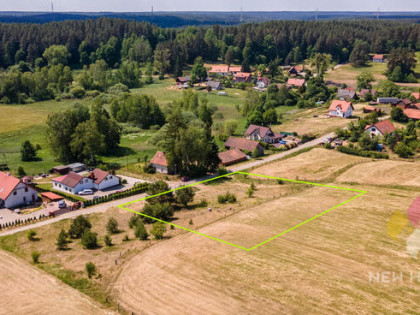 Działka objęta planem, widok na otwartą przestrzeń