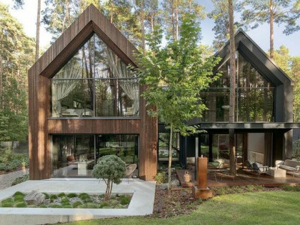 Dom projekt WK1 Vintage las jezioro