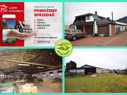 Hala produkcyjno-warsztatowa/magazyn blisko Lublin