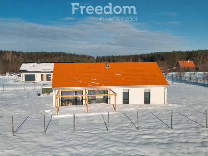 Pluski - dom całoroczny typu stodoła, piękny widok