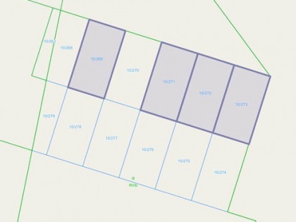 Działki przeznaczone pod zabudowę garażową