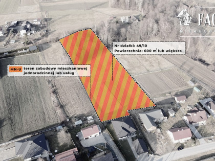 Działka budowlano-usługowa 6 a (lub większa) – Gorlice, ul. Graniczna 1179S/2026