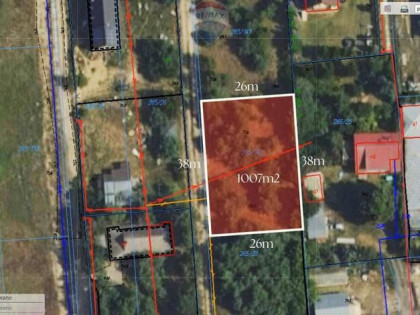 Działka budowlana 1007m2, Nowe Grochale