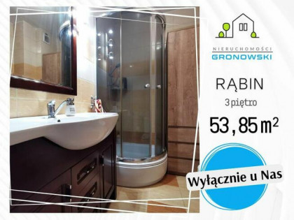 Rąbin | 2 pokoje, garderoba | 53,85 m² w bloku z 2009 roku