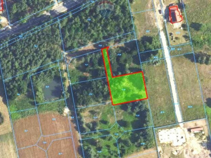 Działka budowlana 17/10, 1153 m², Wincentówek