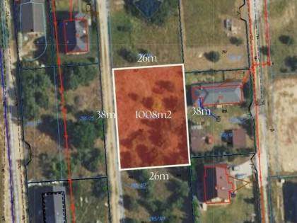 Działka budowlana 1008m2, Nowe Grochale