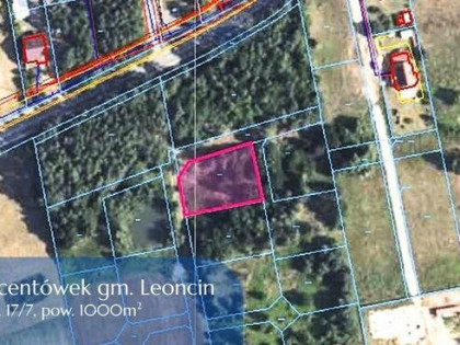 Działka budowlana 1000 m² przy lesie, Wincentówek