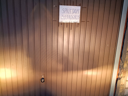 Sprzedam garaż ul. Gołdapska